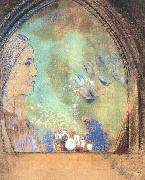 Odilon Redon Profile in an Arch oil painting picture wholesale